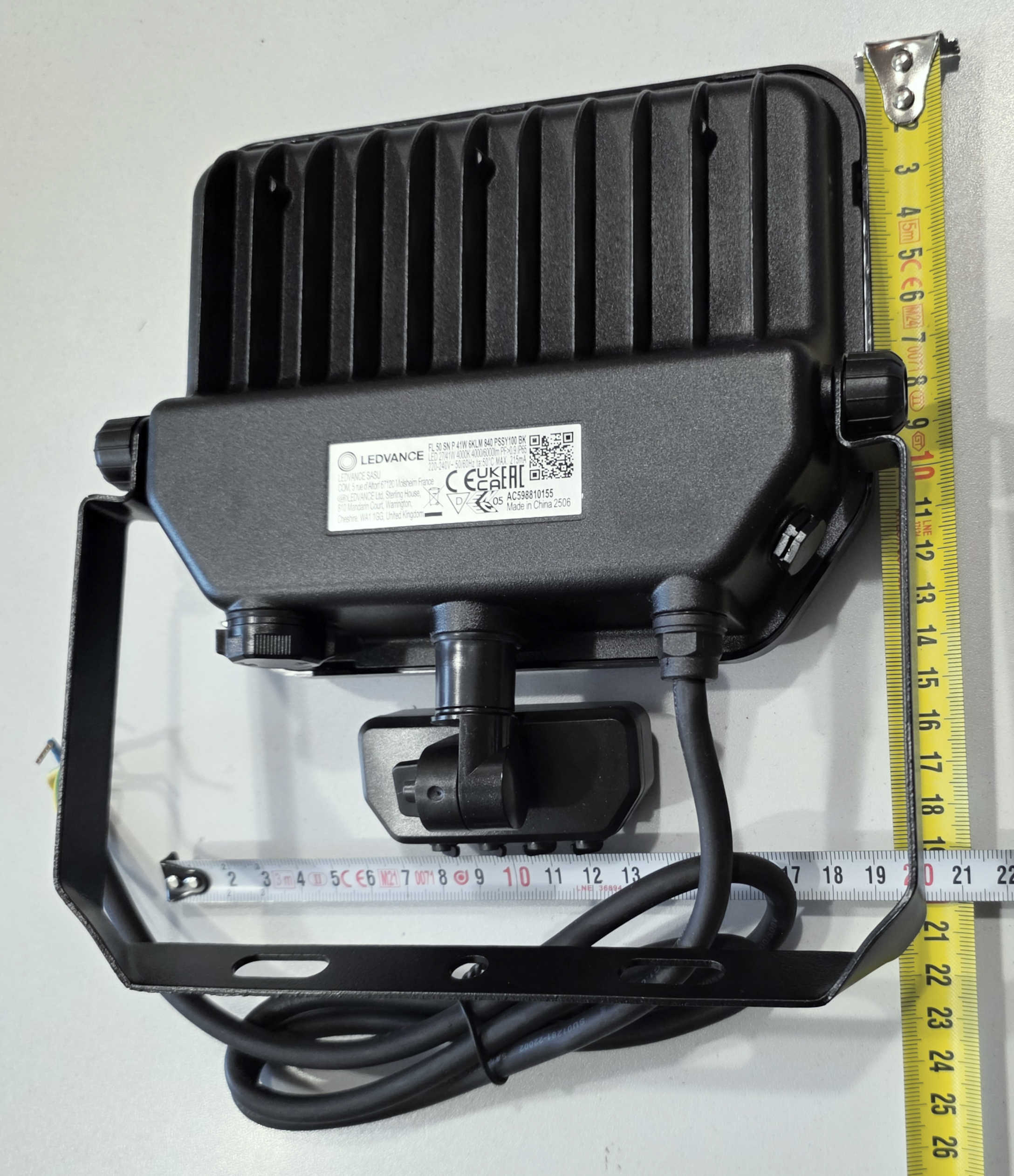 Šviestuvas LED prožekt 41W 41W-27W 4000K IP65 su davikliu 6000lm-4000lm ...