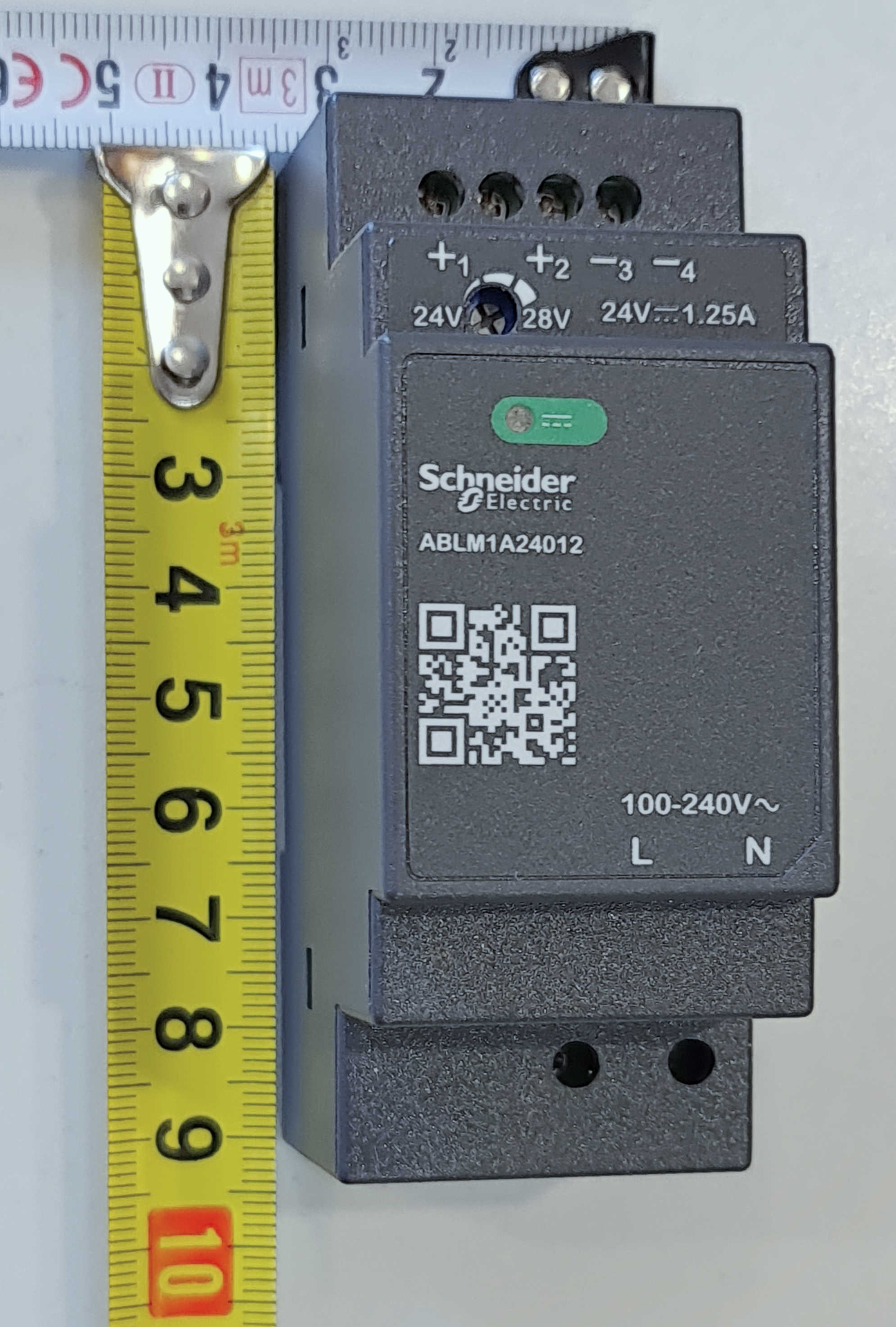 Transformatorius modulinis - šaltinis 1,2A įėj. 100-240VAC, išėj. 24VDC ...
